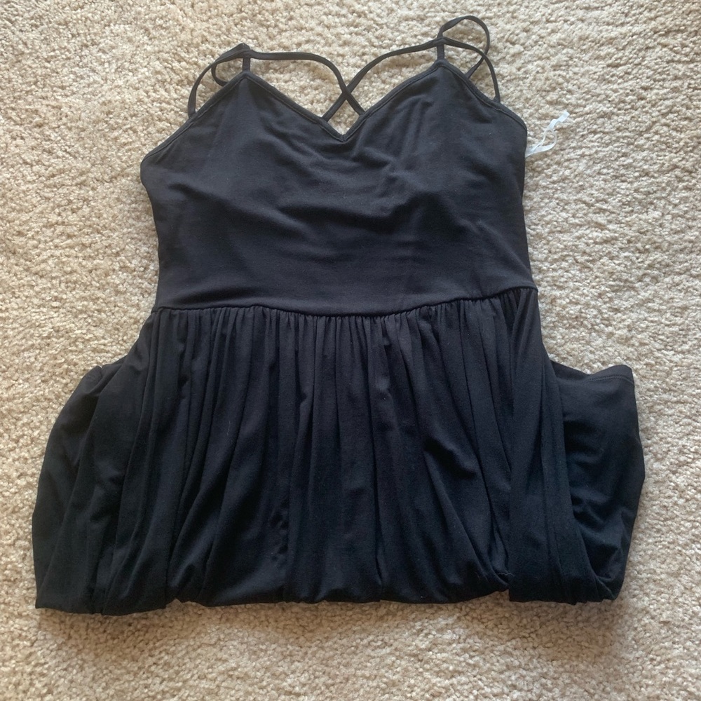 Black summer dress